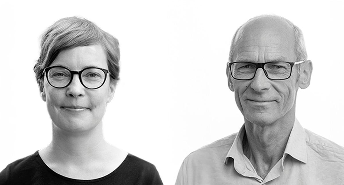 Associate Professor Maria Simonsen and Associate Professor Mogens Rüdiger are behind the book "Building a University" about AAU's history. Photos: AAU/Private photos Associate Professor Maria Simonsen and Associate Professor Mogens Rüdiger are behind the book "Building a University" about AAU's history. Photos: AAU/Private photos